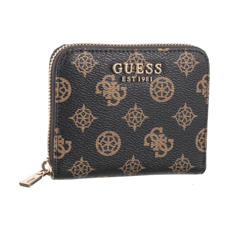 Guess Laurel Slg Small Zip Around SWPG85 00137 Mocha Logo (GU656-a) käekott