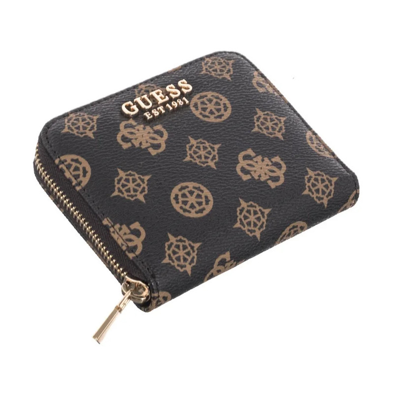 Guess Laurel Slg Small Zip Around SWPG85 00137 Mocha Logo (GU656-a) käekott