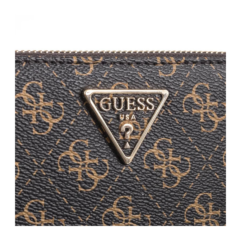 Guess Laurel Slg Cheque Organizer SWQE85 00163 Brown Logo (GU667-a) käekott