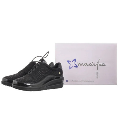 Maciejka Czarne P2124-01/00-7 (MA1285-a) shoes