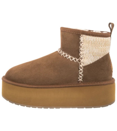 EMU Australia Stinger Knit Flatform Chestnut W13143 (EM515-a) batai