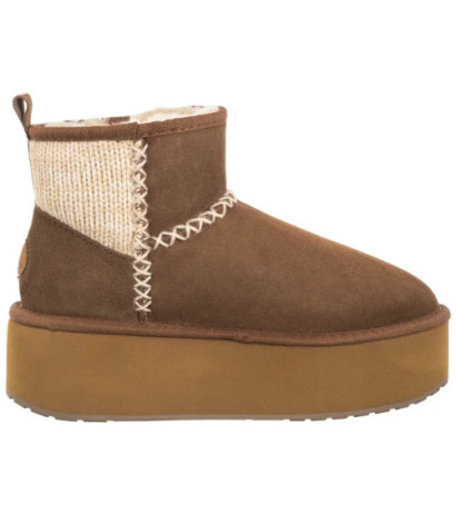 EMU Australia Stinger Knit Flatform Chestnut W13143 (EM515-a) batai