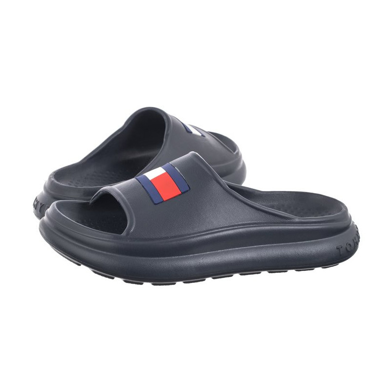 Tommy Hilfiger Foam Slide T3X0-33461-0083 800 Blue (TH1086-a) Moteriški batai/šlepetės