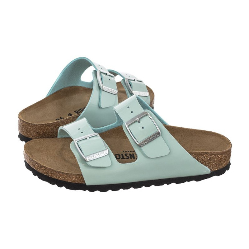 Birkenstock Arizona Patent Surf Green 1026963 (BK52-n) Women's Shoes/Flip Flops