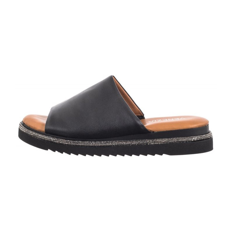 Venezia Czarne 0137271 BLACK (VE626-b) Sieviešu apavi/Flip Flops