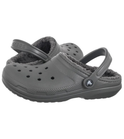 Crocs Classic Lined Clog Slate Grey/Smoke 203591-0EX (CR266-e) Women's Shoes/Flip Flops