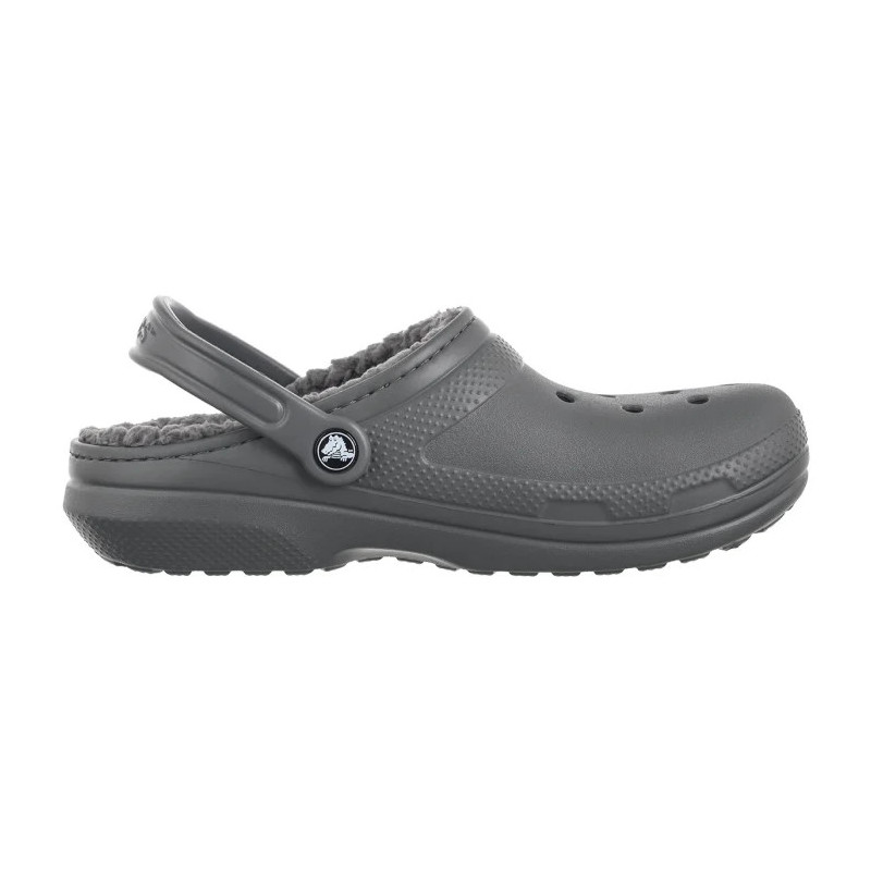 Crocs Classic Lined Clog Slate Grey/Smoke 203591-0EX (CR266-e) Women's Shoes/Flip Flops