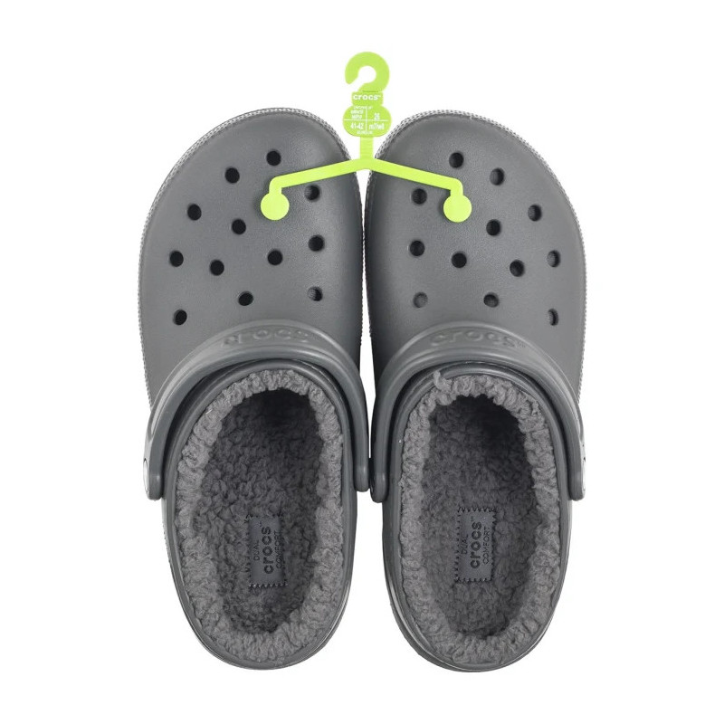 Crocs Classic Lined Clog Slate Grey/Smoke 203591-0EX (CR266-e) Moteriški batai/šlepetės