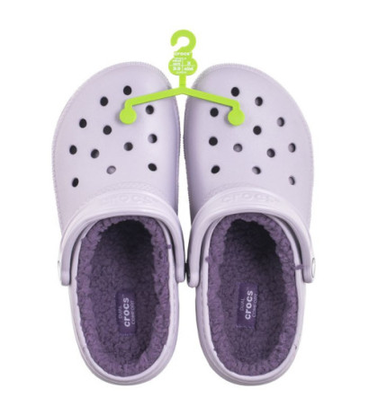 Crocs Classic Lined Clog Mauve Mist 203591-5PU (CR266-f) Women's Shoes/Flip Flops