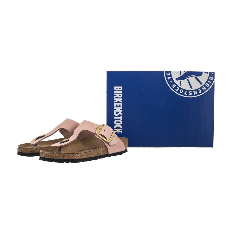 Birkenstock Gizeh Big Buckle Soft Pink 1027095 (BK196-b) Moteriški batai/šlepetės