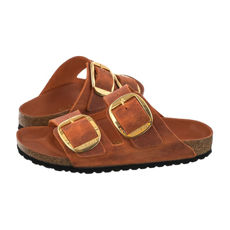 Birkenstock Arizona Big Buckle Burnt Orange 1026661 (BK210-c) Women's Shoes/Flip Flops