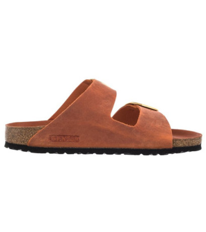 Birkenstock Arizona Big Buckle Burnt Orange 1026661 (BK210-c) Women's Shoes/Flip Flops