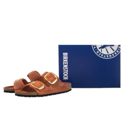 Birkenstock Arizona Big Buckle Burnt Orange 1026661 (BK210-c) Women's Shoes/Flip Flops