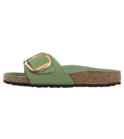 Birkenstock Madrid Big Buckle High-Shine Green Tea 1028738 (BK238-c) Women's Shoes/Flip Flops