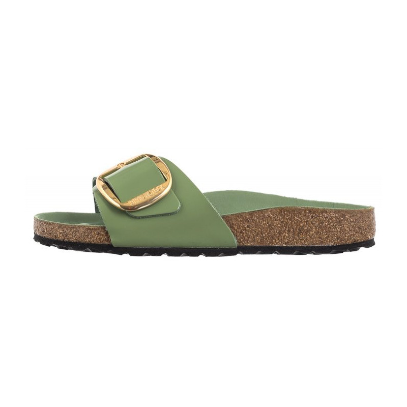 Birkenstock Madrid Big Buckle High-Shine Green Tea 1028738 (BK238-c) Women's Shoes/Flip Flops