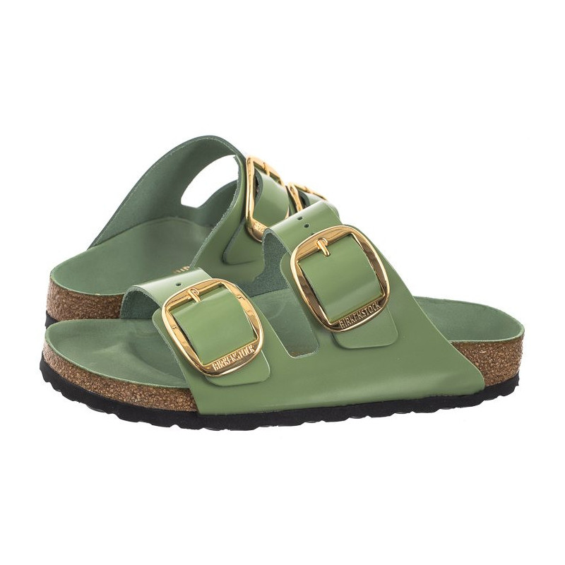 Birkenstock Arizona Big Buckle High-Shine Green Tea 1028613 (BK239-c) Women's Shoes/Flip Flops