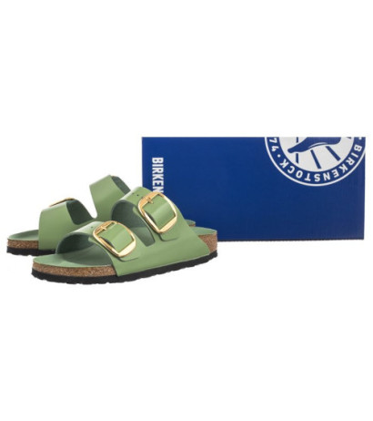 Birkenstock Arizona Big Buckle High-Shine Green Tea 1028613 (BK239-c) Women's Shoes/Flip Flops