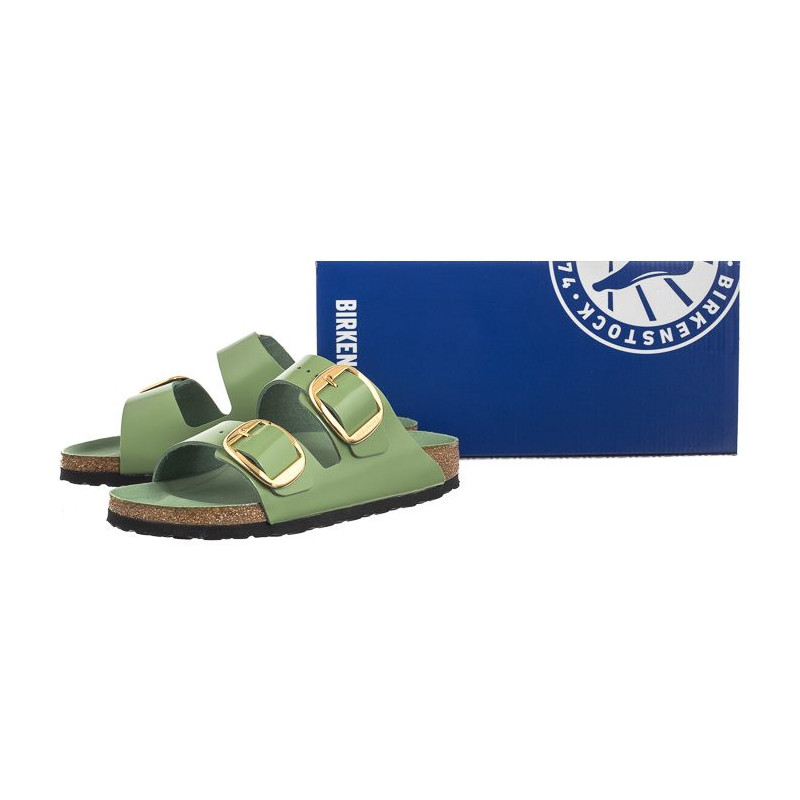 Birkenstock Arizona Big Buckle High-Shine Green Tea 1028613 (BK239-c) Women's Shoes/Flip Flops