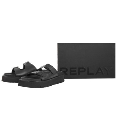 Replay Muddy Shine GWF81.000.C0035S RF810035S 0562 Black (RP11-a) Moteriški batai/šlepetės