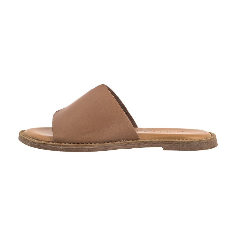 Tamaris Brązowe 1-27135-42 305 Cognac (TM484-b) Sieviešu apavi/Flip Flops