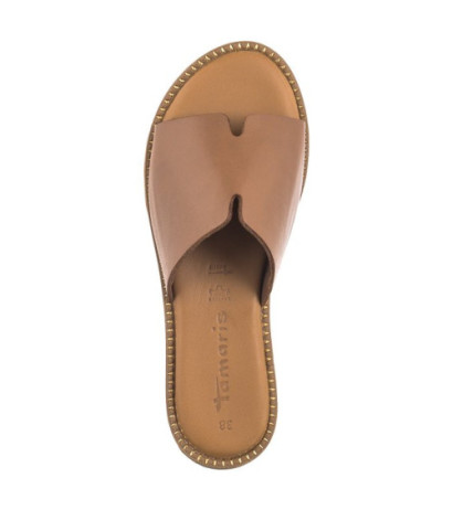 Tamaris Brązowe 1-27135-42 305 Cognac (TM484-b) Sieviešu apavi/Flip Flops