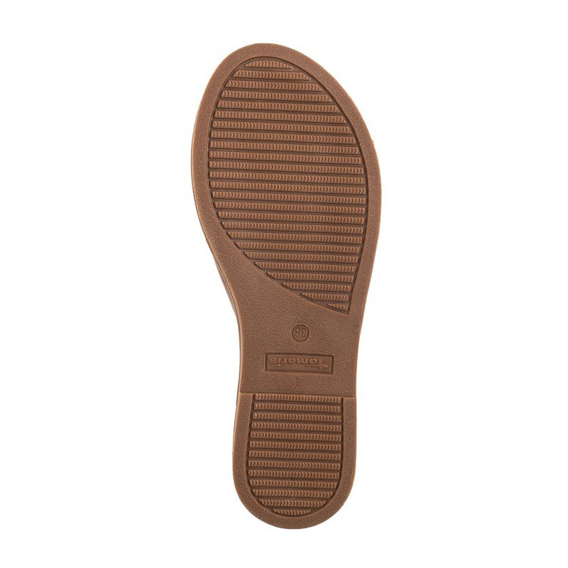 Tamaris Brązowe 1-27135-42 305 Cognac (TM484-b) Sieviešu apavi/Flip Flops