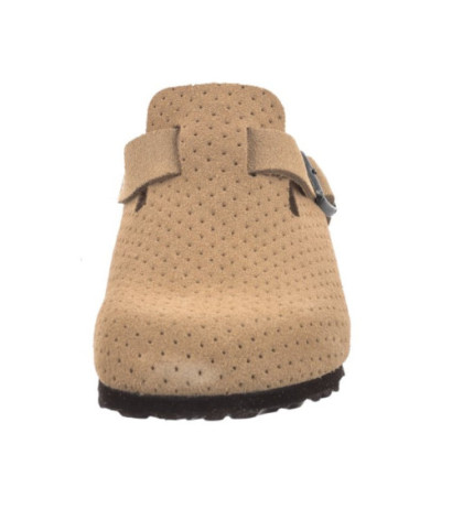 Birkenstock Boston BS Emboss Dots New Beige 1027014 (BK256-a) Moteriški batai/šlepetės