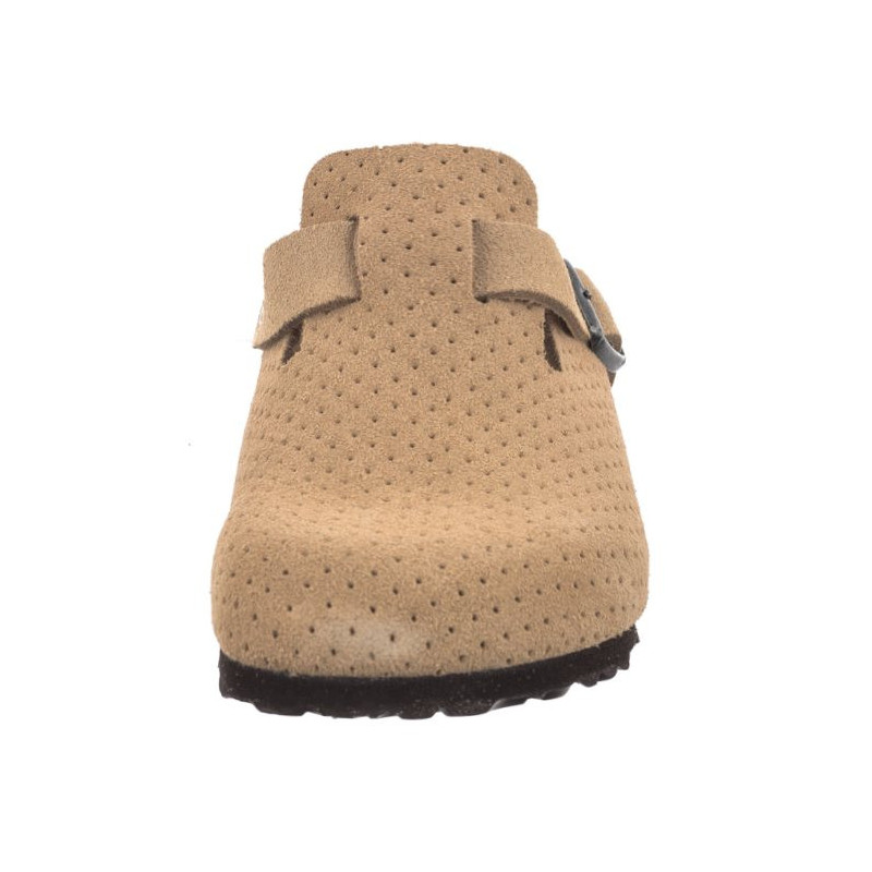 Birkenstock Boston BS Emboss Dots New Beige 1027014 (BK256-a) Moteriški batai/šlepetės