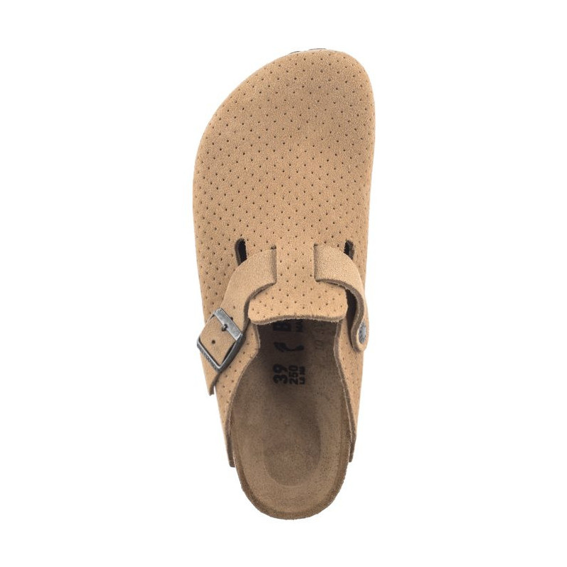 Birkenstock Boston BS Emboss Dots New Beige 1027014 (BK256-a) Moteriški batai/šlepetės