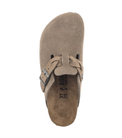 Birkenstock Boston Braided Taupe 1026694 (BK257-a) Women's Shoes/Flip Flops