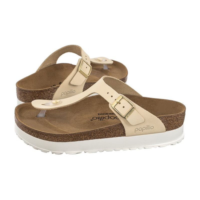 Papillio Gizeh Pap Flex Platform Ecru 1026899 (PP14-a) Sieviešu apavi/Flip Flops