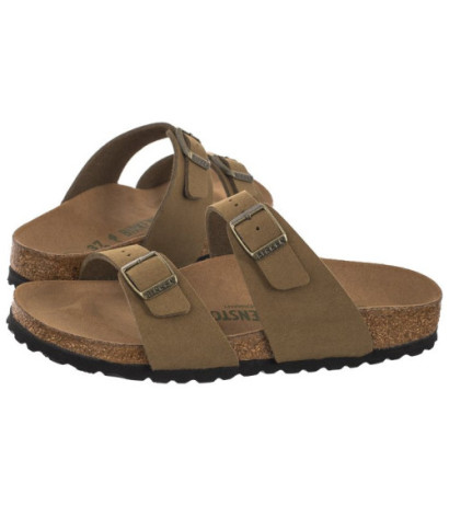 Birkenstock Sydney BS Soft Birki Vegan Pine Green 1027961  (BK258-b) Sieviešu apavi/Flip Flops