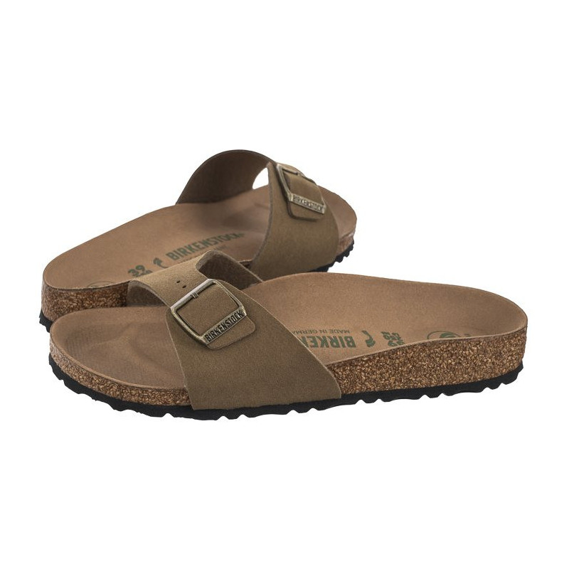 Birkenstock Madrid BS Soft Birki Vegan Pine Green 1027974 (BK263-b) Naiste kingad/klappide klapid