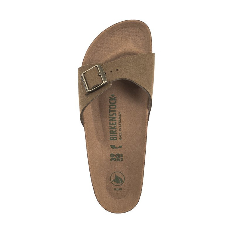 Birkenstock Madrid BS Soft Birki Vegan Pine Green 1027974 (BK263-b) Women's Shoes/Flip Flops