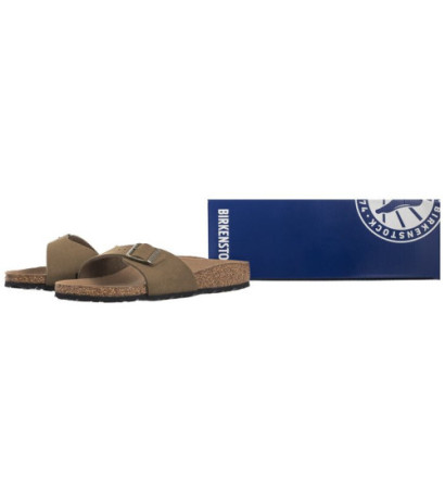 Birkenstock Madrid BS Soft Birki Vegan Pine Green 1027974 (BK263-b) Sieviešu apavi/Flip Flops