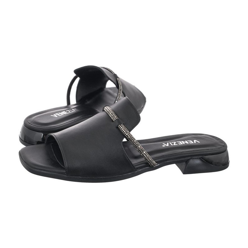 Venezia Czarne 08-330 Black (VE768-a) Sieviešu apavi/Flip Flops