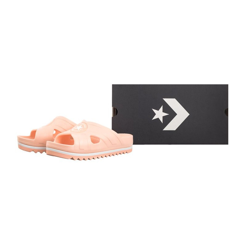 Converse CTAS Lounge Sandal Lite Cx Sli Soft Peach/White/Soft Peach A07582C (CO685-b) Moteriški batai/šlepetės