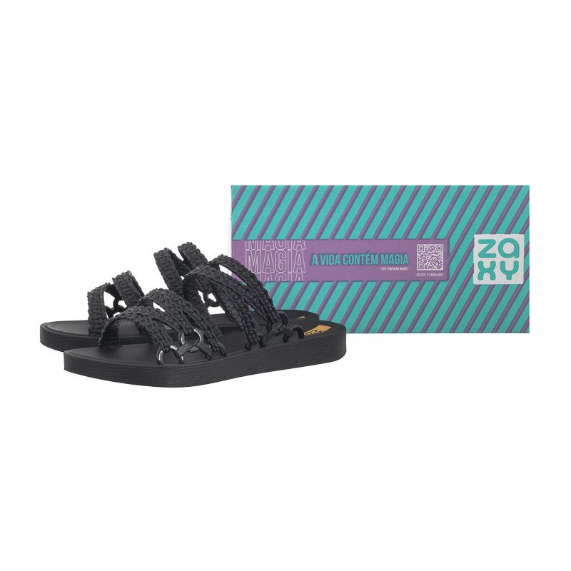 Zaxy Natural Slide AD JJ285282/AF605 Black (ZA183-b) Moteriški batai/šlepetės