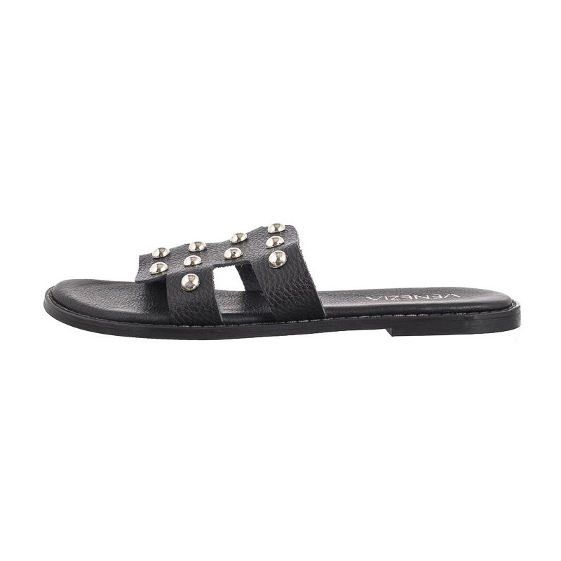 Venezia Czarne MRZ00092 Black (VE778-a) Women's Shoes/Flip Flops