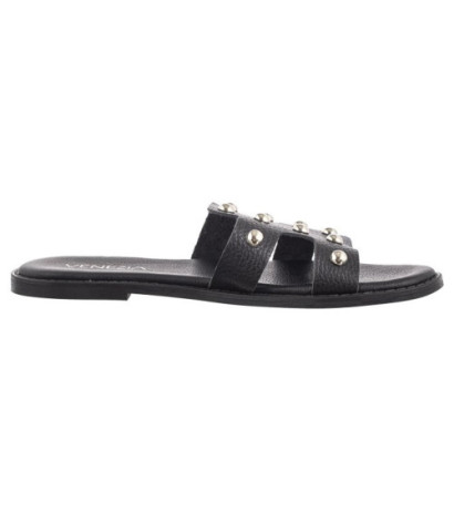 Venezia Czarne MRZ00092 Black (VE778-a) Sieviešu apavi/Flip Flops