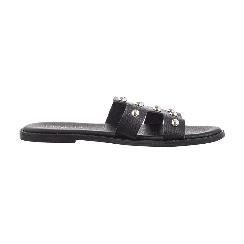 Venezia Czarne MRZ00092 Black (VE778-a) Sieviešu apavi/Flip Flops