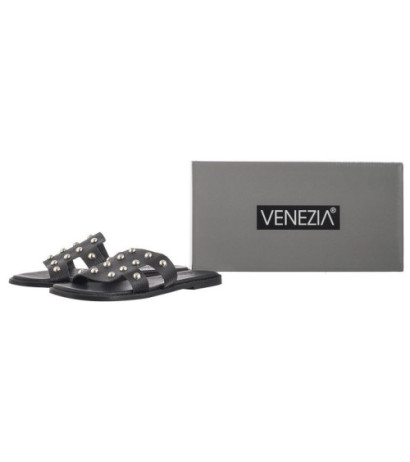 Venezia Czarne MRZ00092 Black (VE778-a) Moteriški batai/šlepetės