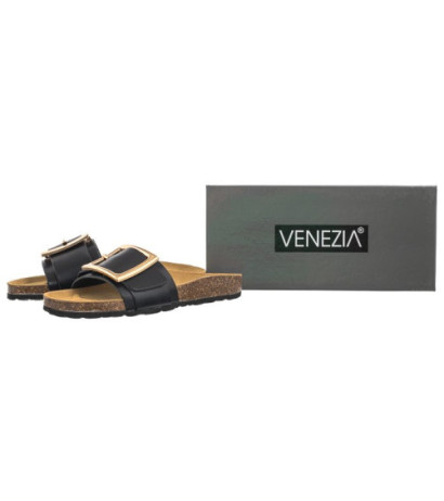 Venezia Czarne 2041 Vac Nero (VE781-a) Sieviešu apavi/Flip Flops