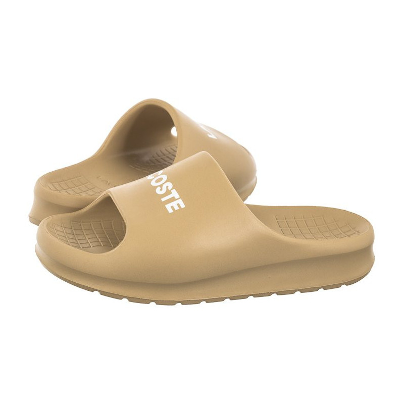 Lacoste Serve Slide 2.0 124 1 CFA Lt Brw/Lt Brw 747CFA0020CJ2 (LC441-a) Sieviešu apavi/Flip Flops