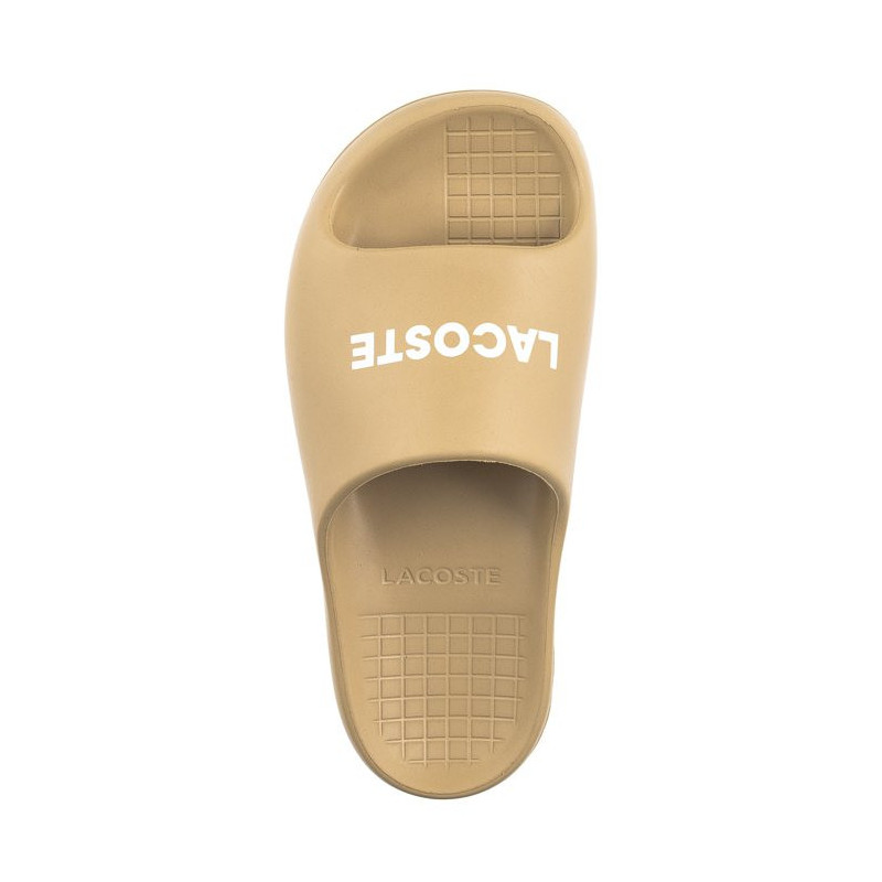 Lacoste Serve Slide 2.0 124 1 CFA Lt Brw/Lt Brw 747CFA0020CJ2 (LC441-a) Women's Shoes/Flip Flops