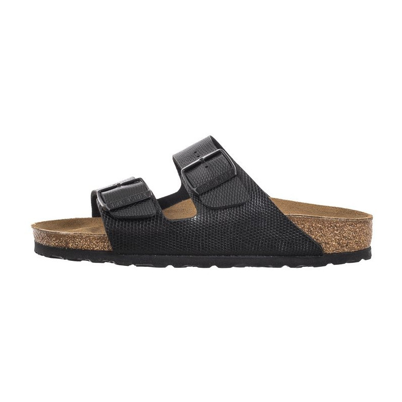 Birkenstock Arizona BS Shiny Lizard Black 1027835 (BK269-a) Moteriški batai/šlepetės