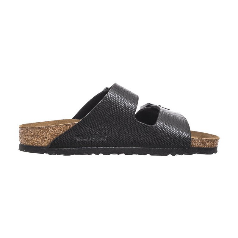 Birkenstock Arizona BS Shiny Lizard Black 1027835 (BK269-a) Moteriški batai/šlepetės