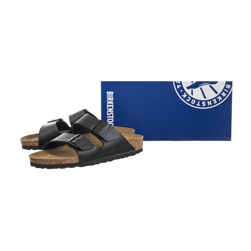 Birkenstock Arizona BS Shiny Lizard Black 1027835 (BK269-a) Moteriški batai/šlepetės