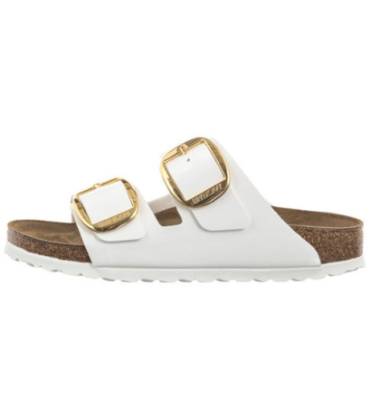 Birkenstock Arizona Big Buckle Patent White 1019818 (BK270-a) Sieviešu apavi/Flip Flops