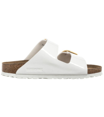 Birkenstock Arizona Big Buckle Patent White 1019818 (BK270-a) Sieviešu apavi/Flip Flops